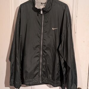 Nike Black Windbreaker Athletic Jacket